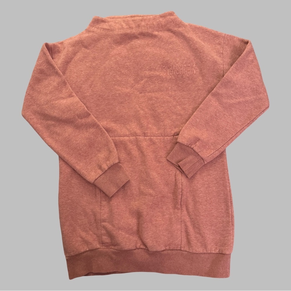 GYMSHARK Dusty Rose Mockneck Sweater Size Medium